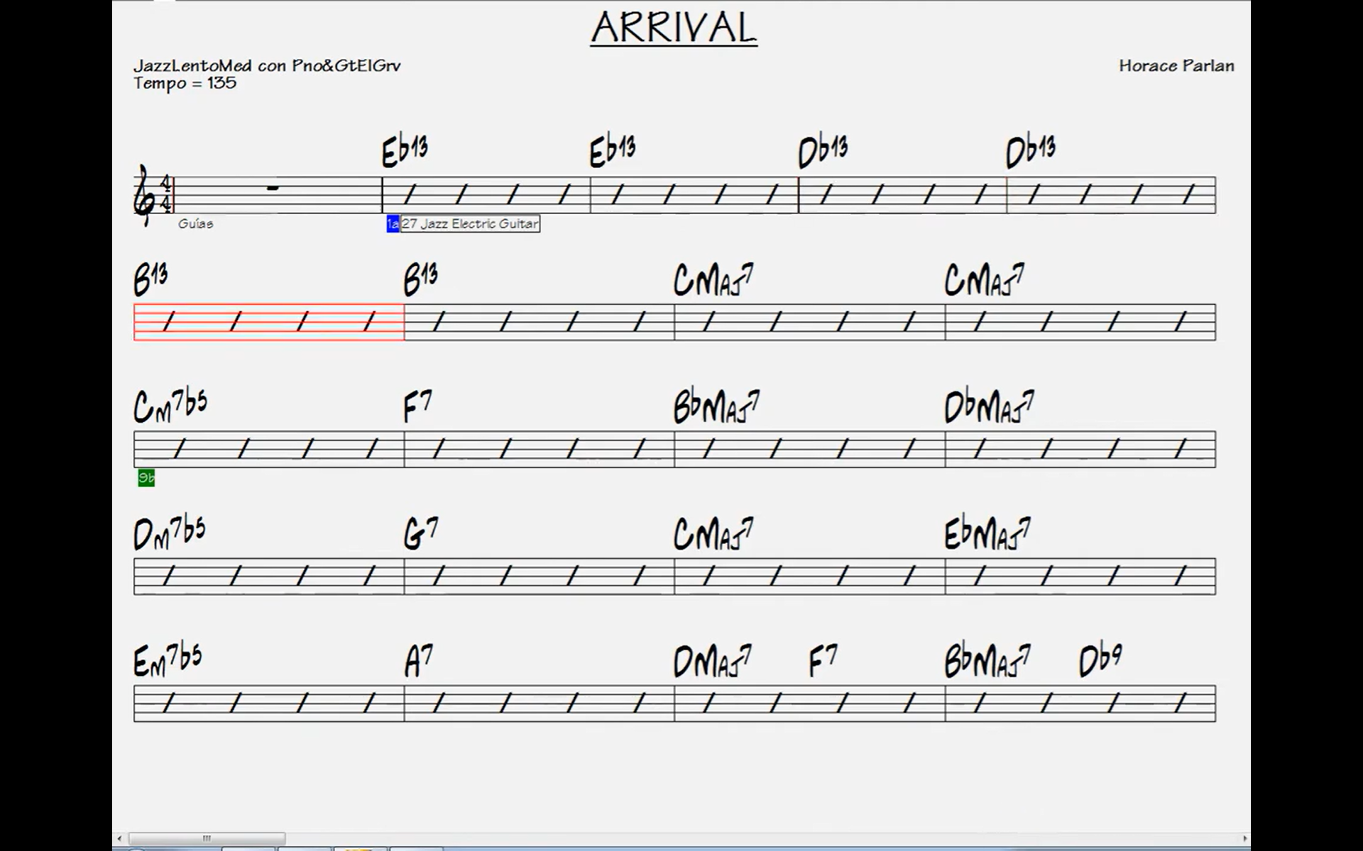 Arrival, composed by Horace Parlan